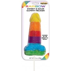 Rainbow Sour Gummy Pecker