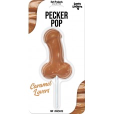 Lusty Lickers Pecker Pop - Caramel